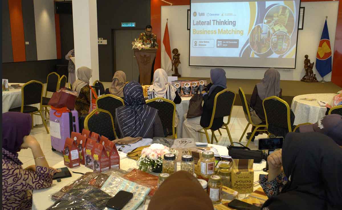 Lateral thinking dan business matching yang dilakukan SIER untuk UMKM binaannya di Johor Bahru, Malaysia.