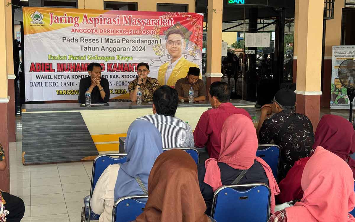 Anggota DPRD Sidoarjo Terima Beragam Keluhan saat Reses di Kebonsari