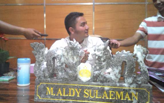 Kasat Reskrim Polres Kediri, AKP M Aldy Sulaiman. (foto: dendi martoni/BANGSAONLINE)