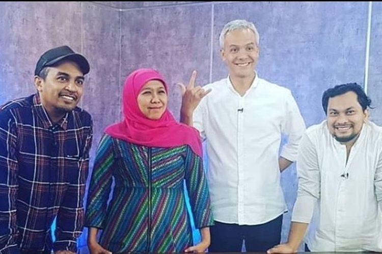 Gubernur Jawa Timur Khofifah Indar Parawansa menunggah foto saat bersama musisi Glenn Fredly di akun instagramnya. foto: instagram