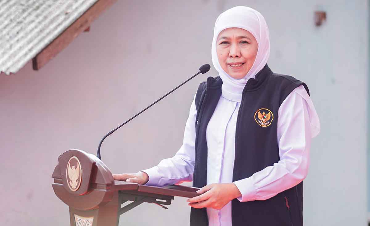 Gubernur Jawa Timur, Khofifah Indar Parawansa.