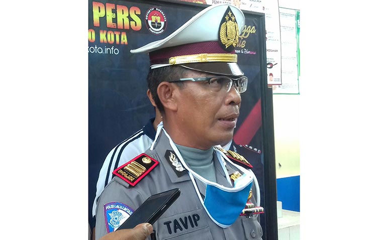 Kasatlantas Polres Probolinggo Kota, AKP Taviv Hariyanto.