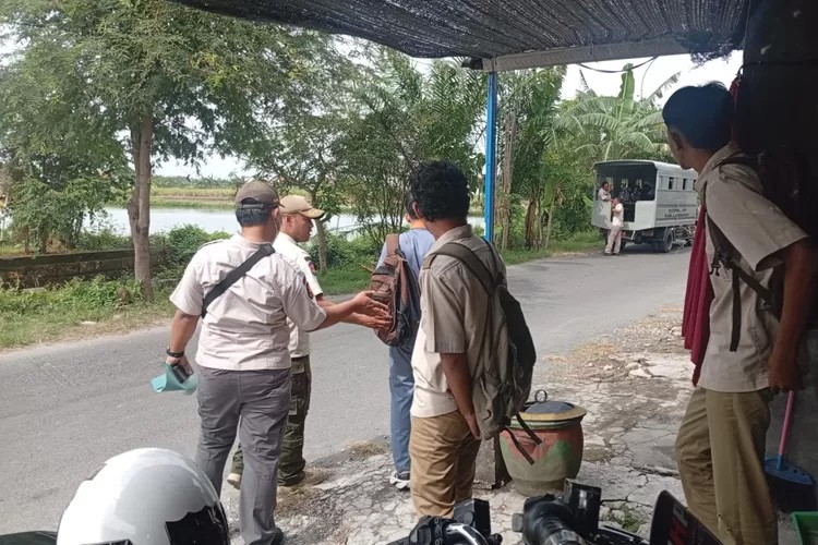Pelajar yang terjaring operasi kasih sayang Satpol PP Lamongan