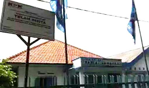 Kantor DPC Partai Demokrat Madiun yang telah disita KPK.