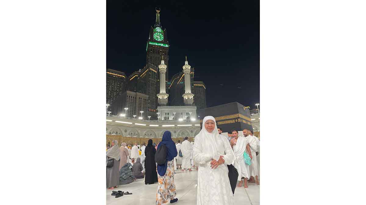Gubernur Khofifah Sebut Tata Kelola Masjidil Haram Musim Haji Tahun Ini Sangat Bagus