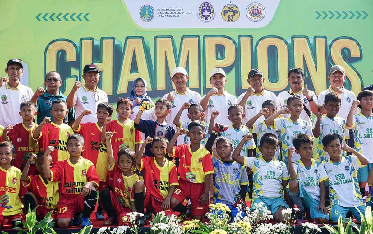 Pesan Wakil Wali Kota Pasuruan saat Buka Sepak Bola Usia Dini Wali Kota Cup 2024