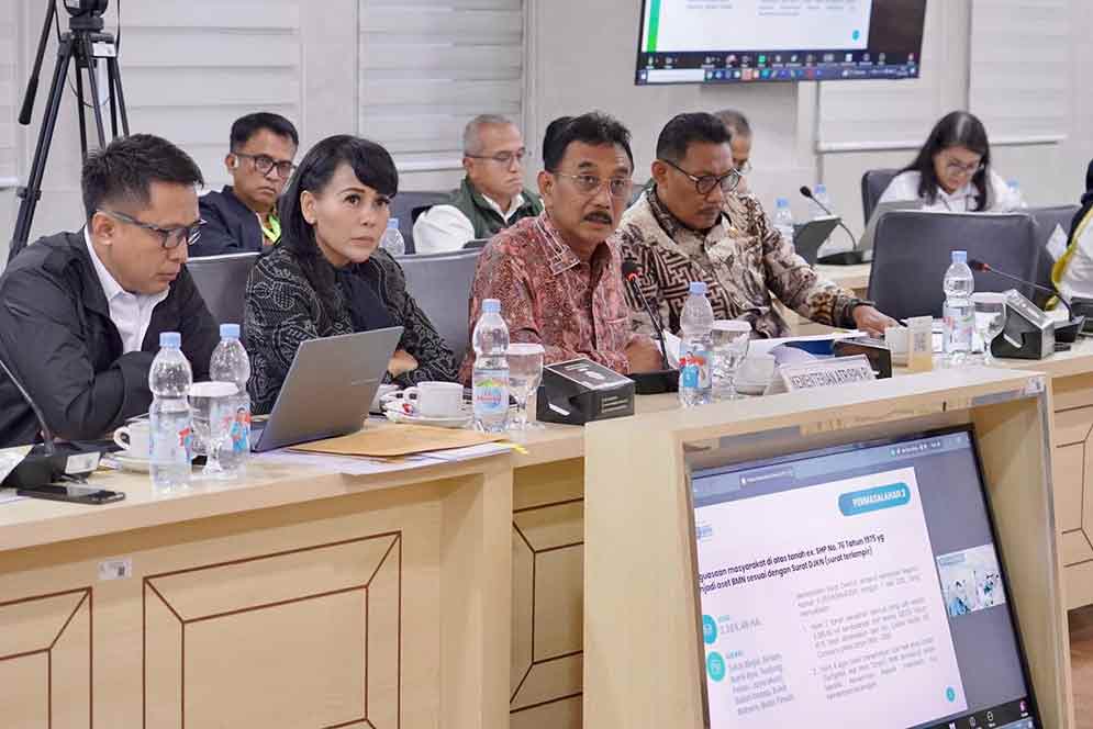 Kegiatan Rapat Dengar Pendapat Umum (RDPU) yang digelar Kementerian ATR/BPN bersama Badan Akuntabilitas Publik Dewan Perwakilan Daerah Republik Indonesia (BAP DPD RI).
