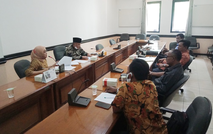Format Pasuruan saat menggelar audiensi.