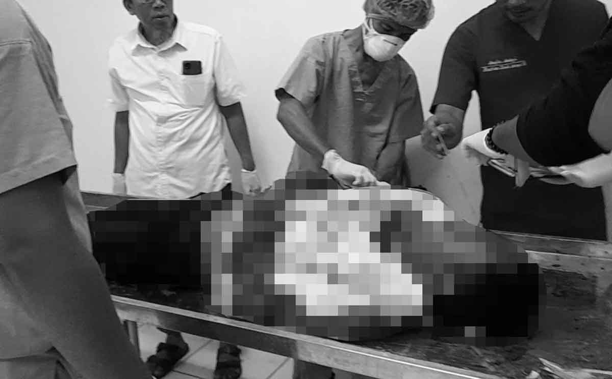 Korban pembacokan di Bangkalan.