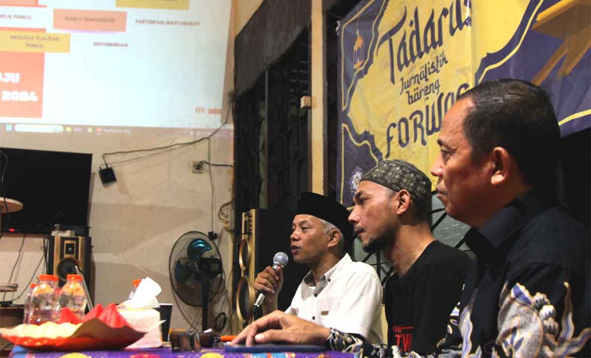 Gelar Tadarus Jurnalistik, Forwas Bahas Pilkada 2024