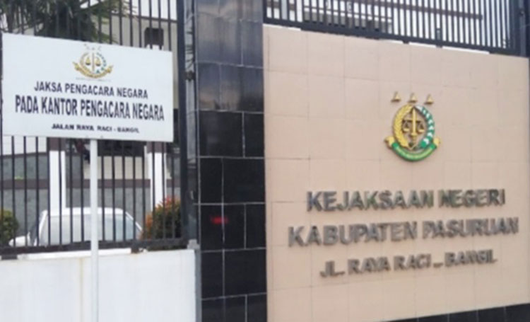 Kantor Kejaksaan Negeri Kabupaten Pasuruan. Foto: Ist