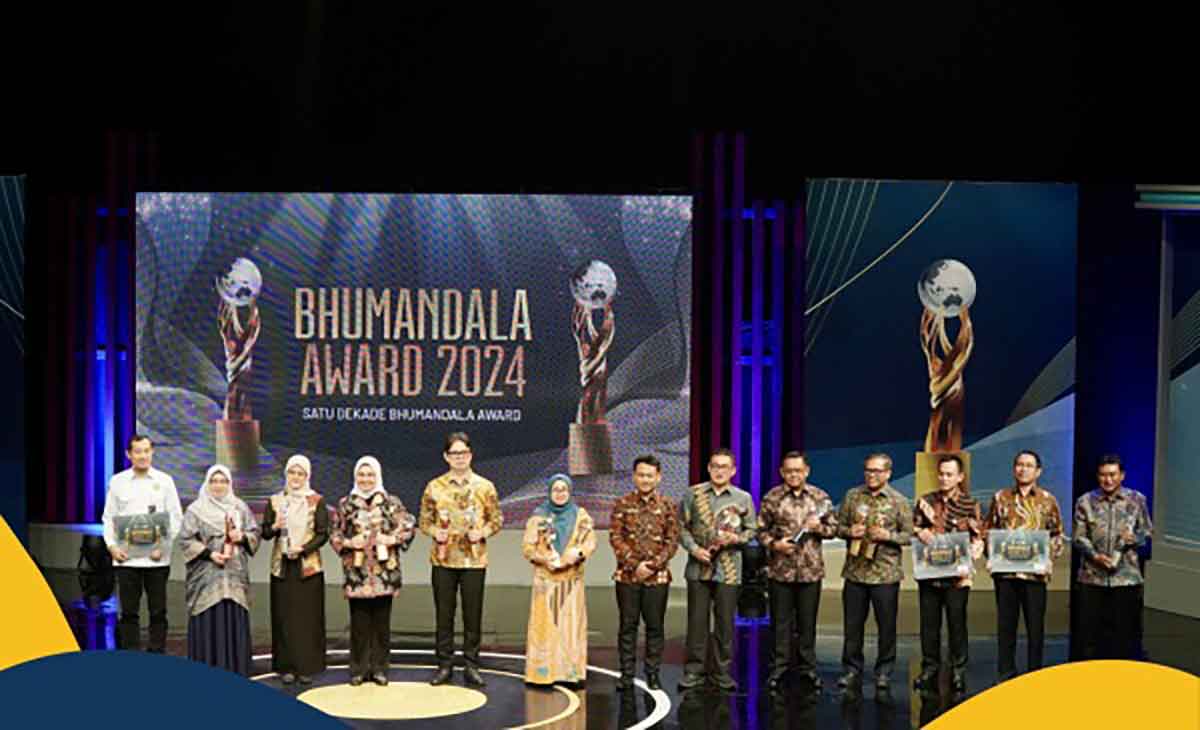 Kementerian ATR/BPN Sabet Penghargaan Rajata di Bhumandala Award 2024