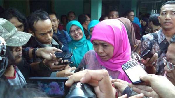 Menteri Sosial, Khofifah.
