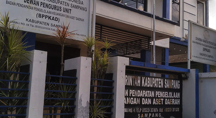 Kantor BPPKAD Sampang.