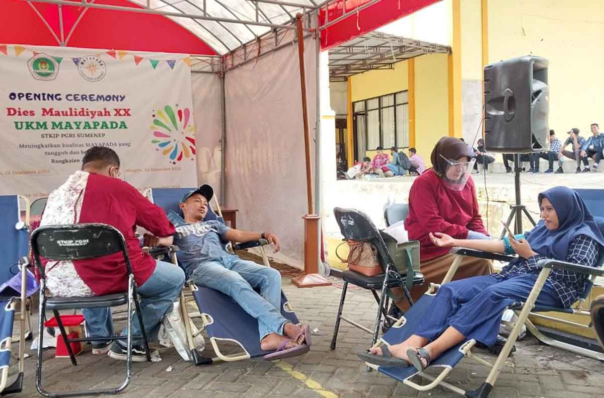 Mahasiswa STKIP PGRI Sumenep Ajak Warga Kampus Donor Darah