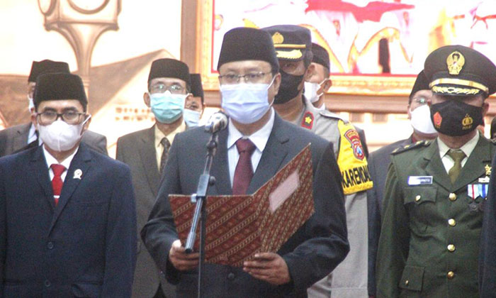 Berikut Pesan Wali Kota Pasuruan saat Kukuhkan 75 Paskibraka