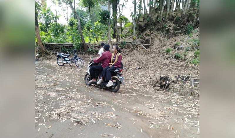 Lokasi dugaan pemerkosaan dengan korban seorang siswi.