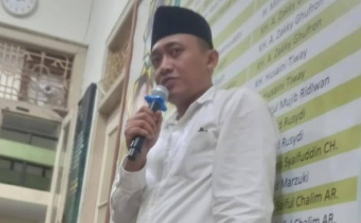 Andri, Ketua Pelaksana Peringatan Hari Santri Nasional. Foto: Mohammad Sulthon Neagara/ BANGSAONLINE