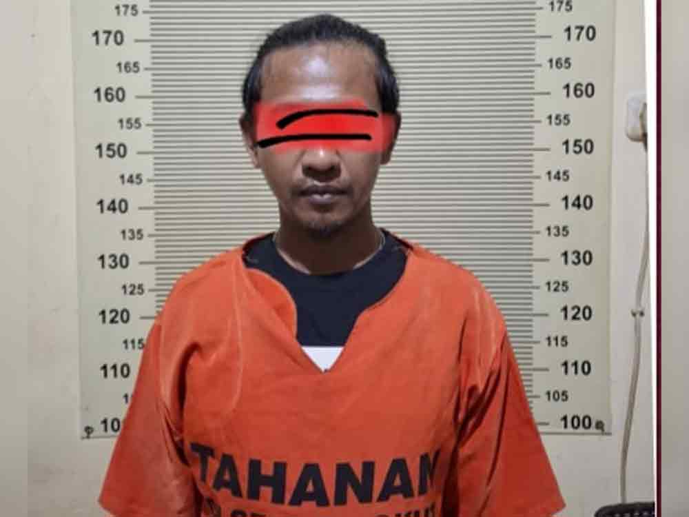 Pelaku pembobolan uang sekolahan di TK Islam Al-Fajar.