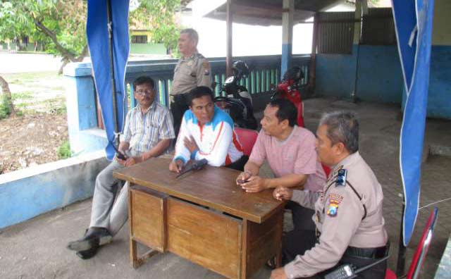 Pos Jaga yang didirakan di jalan Sarirogo oleh Polsek Sidoarjo Kota