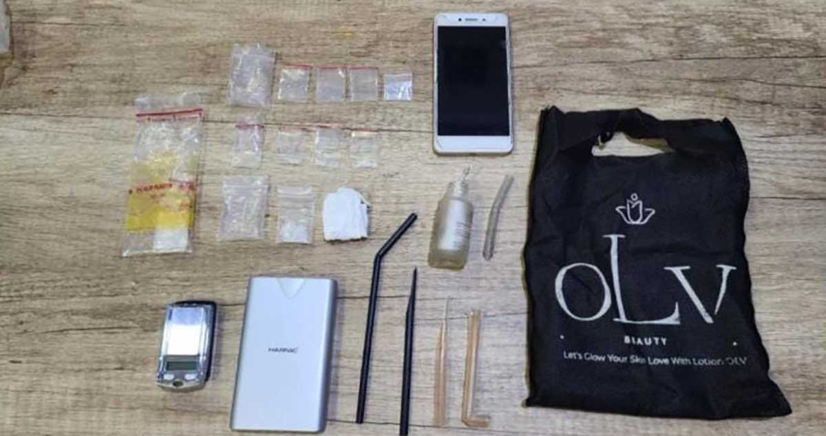 Barang bukti yang diamankan Satresnarkoba Polres Pasuruan Kota.