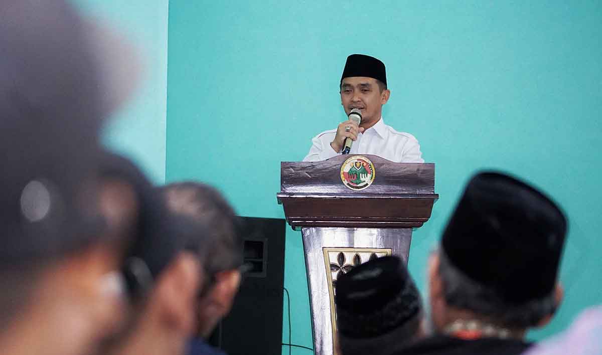 Wali Kota Pasuruan saat memberi sambutan.