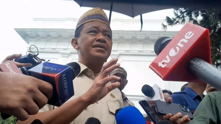 Bahlil saat ditemui wartawan