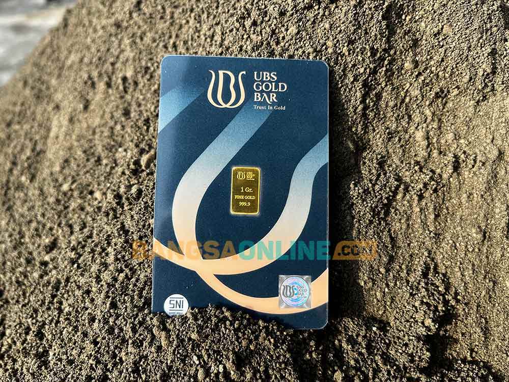 Masih Merosot, Harga Emas UBS 1 Gram Hari Ini Turun Rp5.500