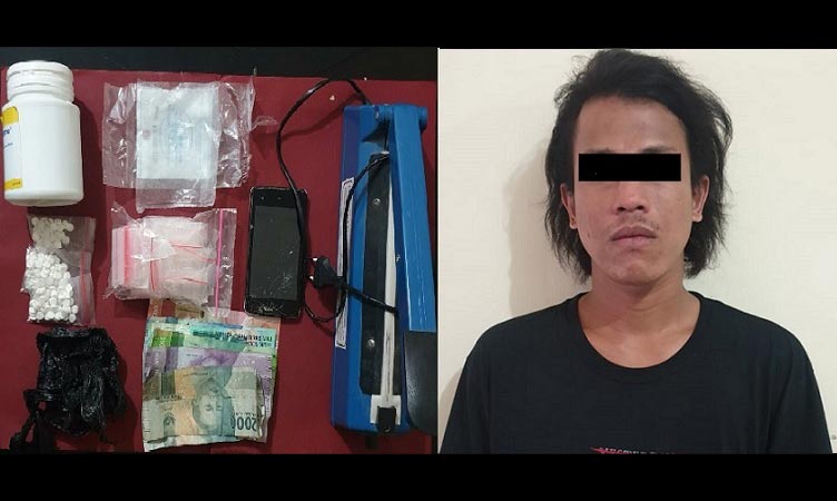 Bawa Ratusan Pil LL, Pemuda Jongbiru Diringkus Polisi
