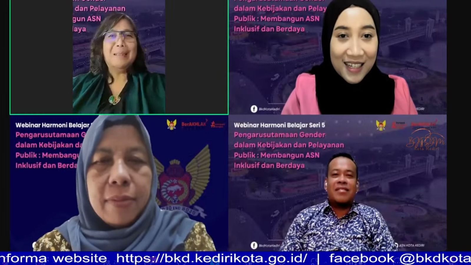 Ini yang Disampaikan Pj Wali Kota Kediri saat Buka Harmoni Belajar Seri 5