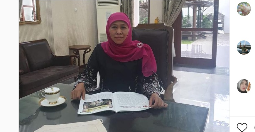 Gubernur Jatim Khofifah Indar Parawansa.