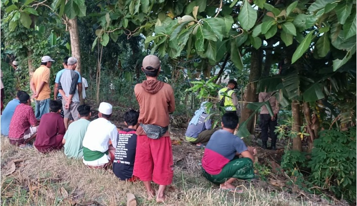 Lokasi tempat gantung diri anggota DPRD Bojonegoro. 