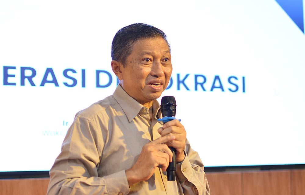 Gaguk Sudarmo, Wakil Ketua Komisi III DPRD Tuban.