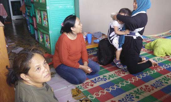 Keluarga ABK yang disandera.