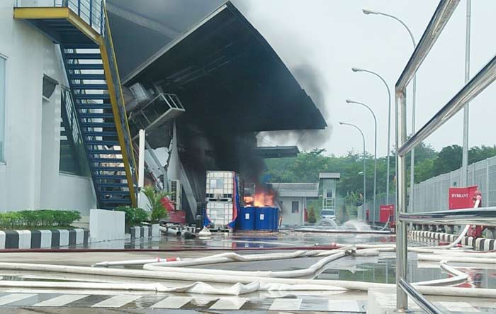 Situasi di lokasi kejadian. Foto: SOFFAN/BANGSAONLINE
