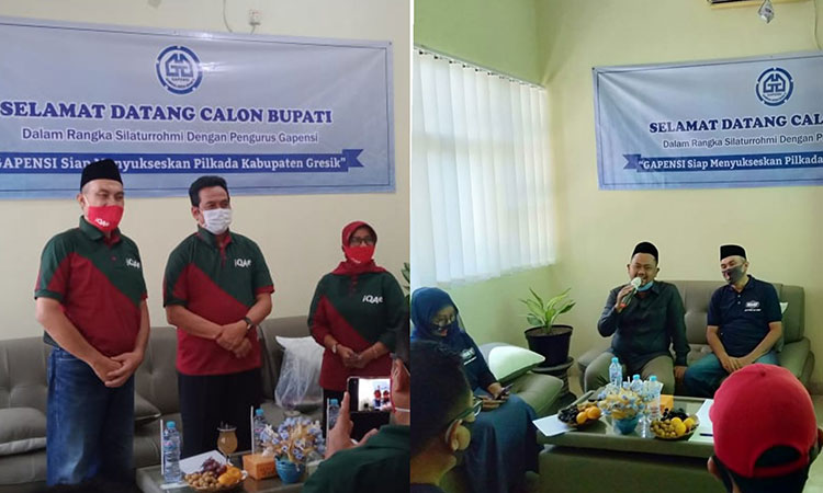 Undang Qosim dan Gus Yani, Gapensi Siap Berkolaborasi untuk Perbaikan Gresik