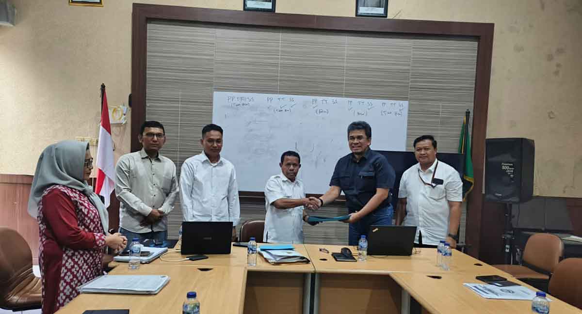 Mediasi sengketa batas tanah yang dilakukan Kantah Kabupaten Pasuruan.