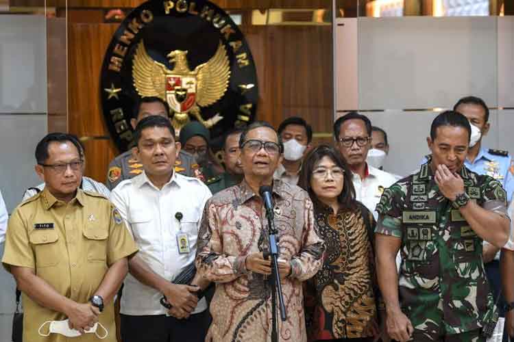 Menteri Koordinator Bidang Politik, Hukum, dan Keamanan (Menkopolhukam), Mahfud MD. Foto: Ist