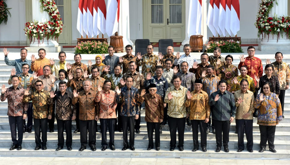 Para Menteri di Kabinet Indonesia Maju Jokowi-Ma