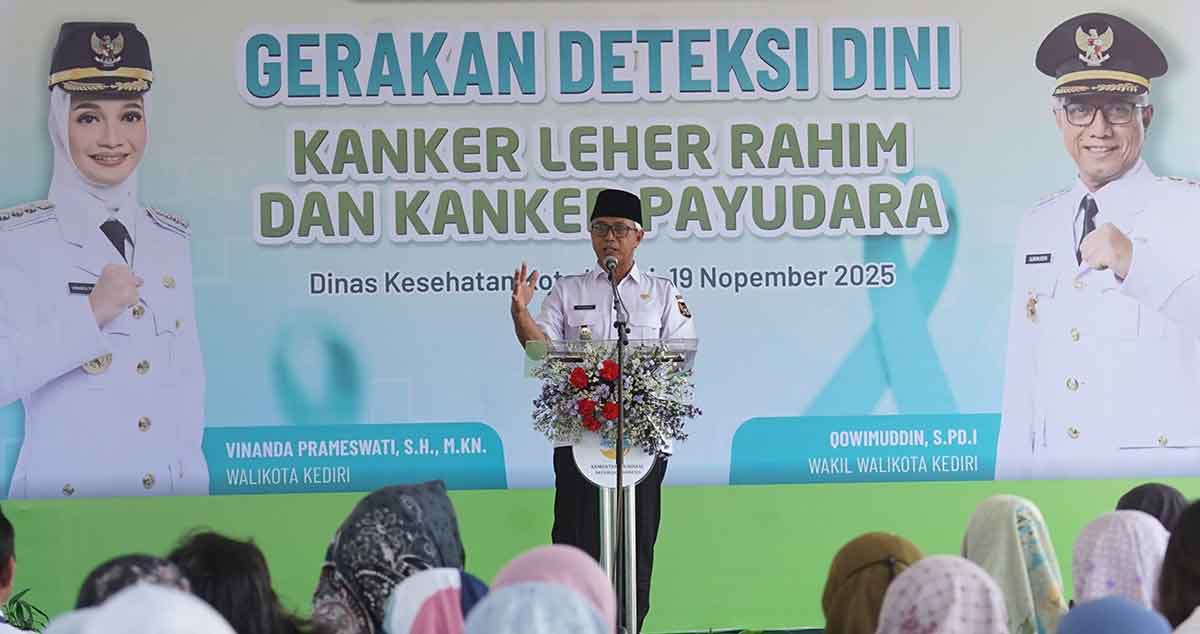 Wakil Wali Kota Kediri Ajak Perempuan Lakukan Deteksi Dini Kanker