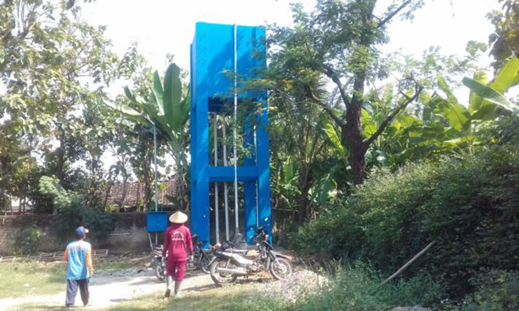 Salah satu proyek HAMP untuk memenuhi air bersih bagi masyarakat. (foto: ist)