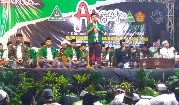 Ansor Situbondo Bersholawat memperingati HSN 2019.