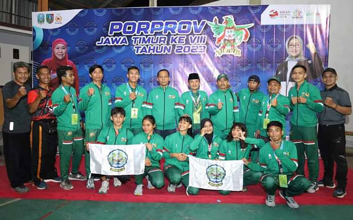 Kick Boxing Bangkalan Sumbang 5 Medali di Porprov Jatim 2023