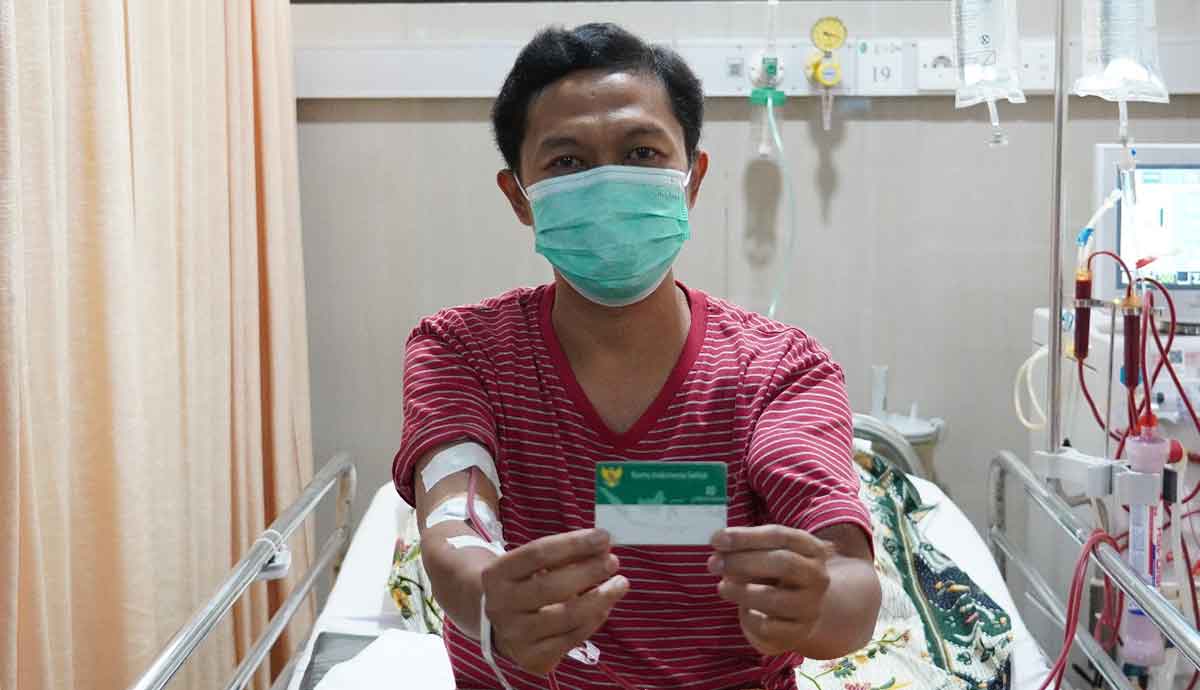 Aang Khunaifi (41), peserta JKN asal Kecamatan Manyar, Gresik.