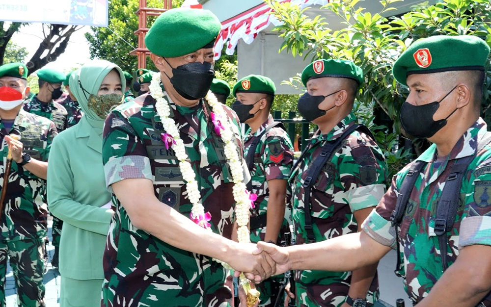 Kunjungi Kodim 0831/Surabaya Timur, Danrem 084/Bhaskara Jaya Berikan Arahan Soal Digitalisasi