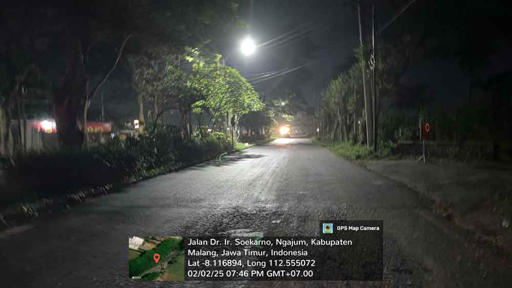 Jalan Jalibar di wilayah Desa Ngadilangkung Kecamatan Kepanjen.