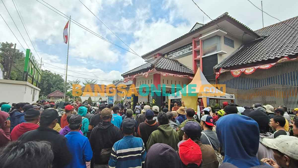 Petani Puncu Tolak Pematokan Lahan Eks HGU, Kantah Kabupaten Kediri Siap Evaluasi Data Fasos
