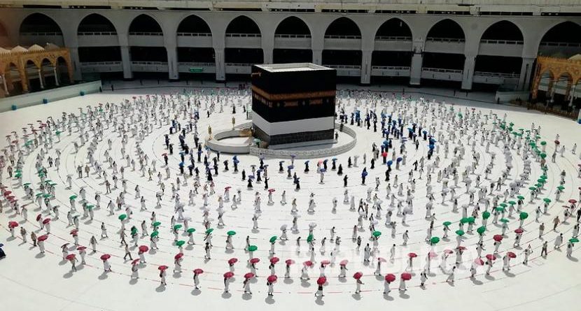 Jemaah Umrah Asal Sulsel Lakukan Pelecehan Seksual Saat Tawaf di Masjidil Haram. Foto: Ist