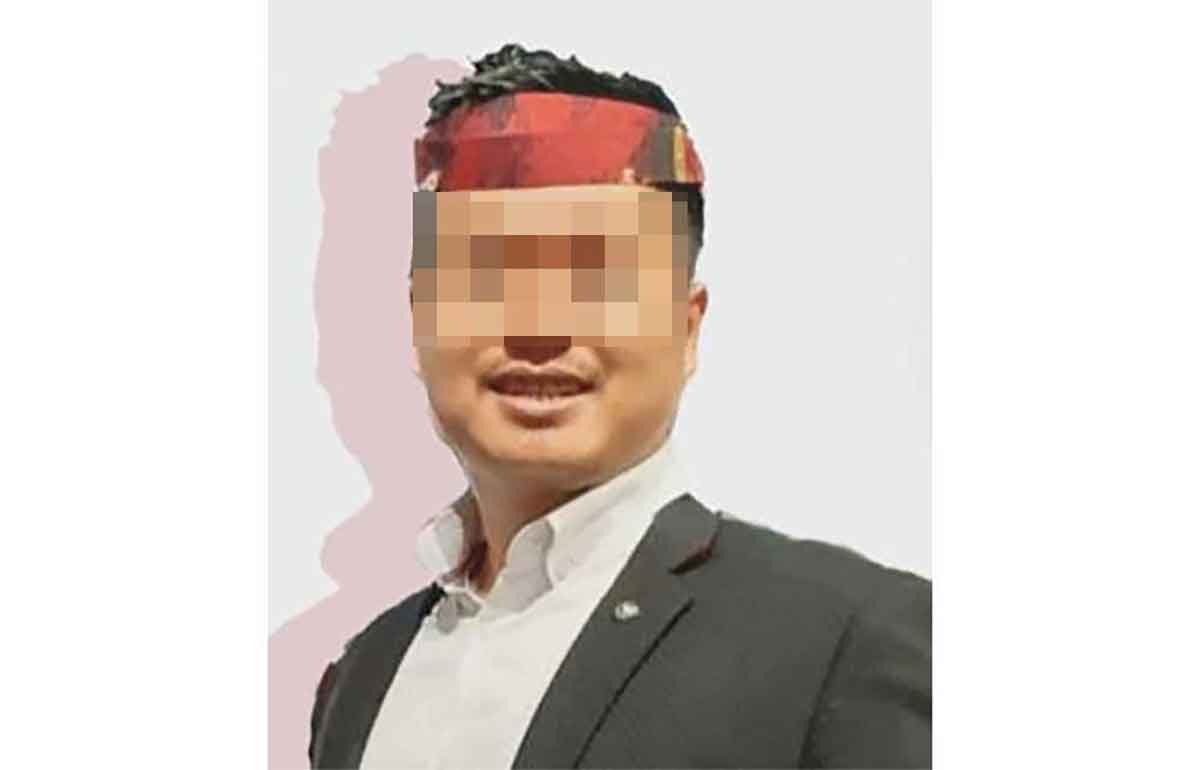 MR, Mantan Ketua Ormas BNPM Surabaya yang dikabarkan ditangkap Polda Jatim.