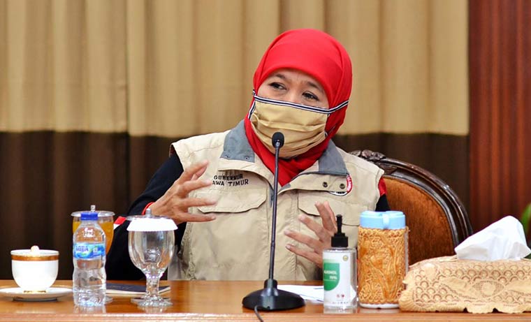 Gubernur Jatim Khofifah Indar Parawansa.